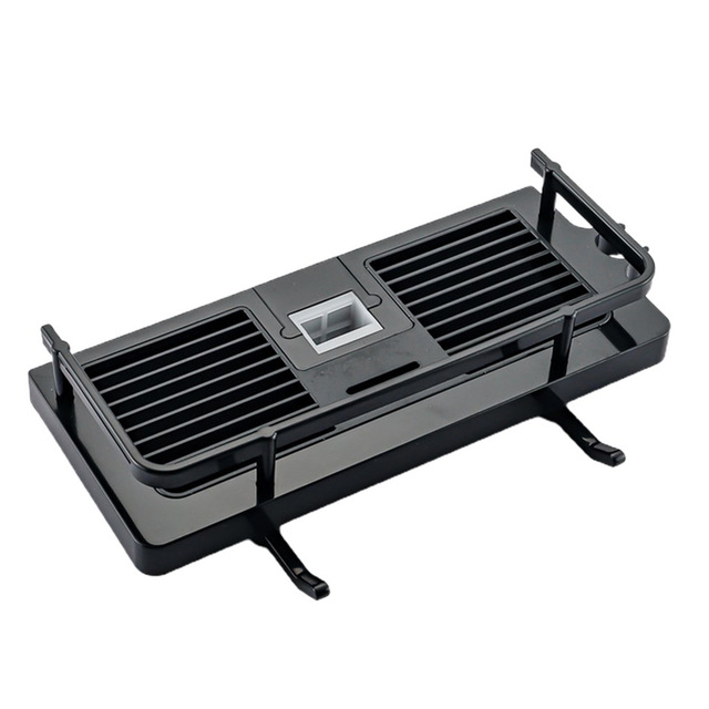 Multipurpose Shampoo Tray Punch Free Lifting Storage Holder Height Adjustable Shower Pole Shelves Hollow Design Bathroom Gadgets