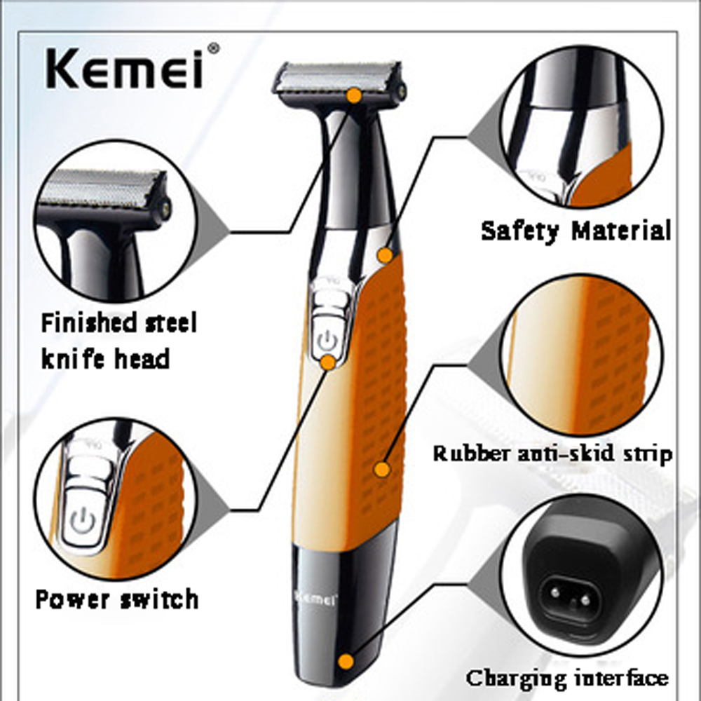 Hair Trimmer Electric Shaver Hair Cutting Beard Trimmer Hair Clipper Man Grooming Tools Water Hair Shaving MachineKemei 1910