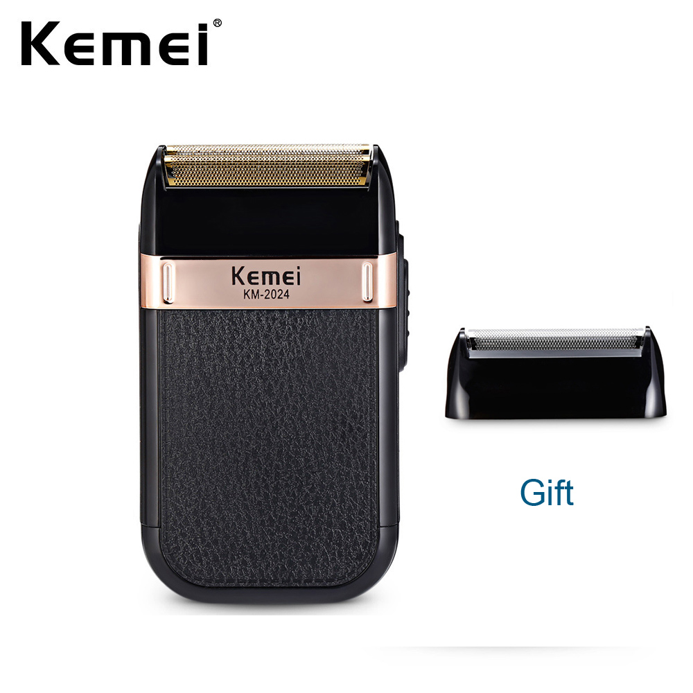 Kmei Brand New Original Electric Shaver For Men Twin Blade Waterproof Reciprocating Cordless Razor Usb Charging Barber Trimmer