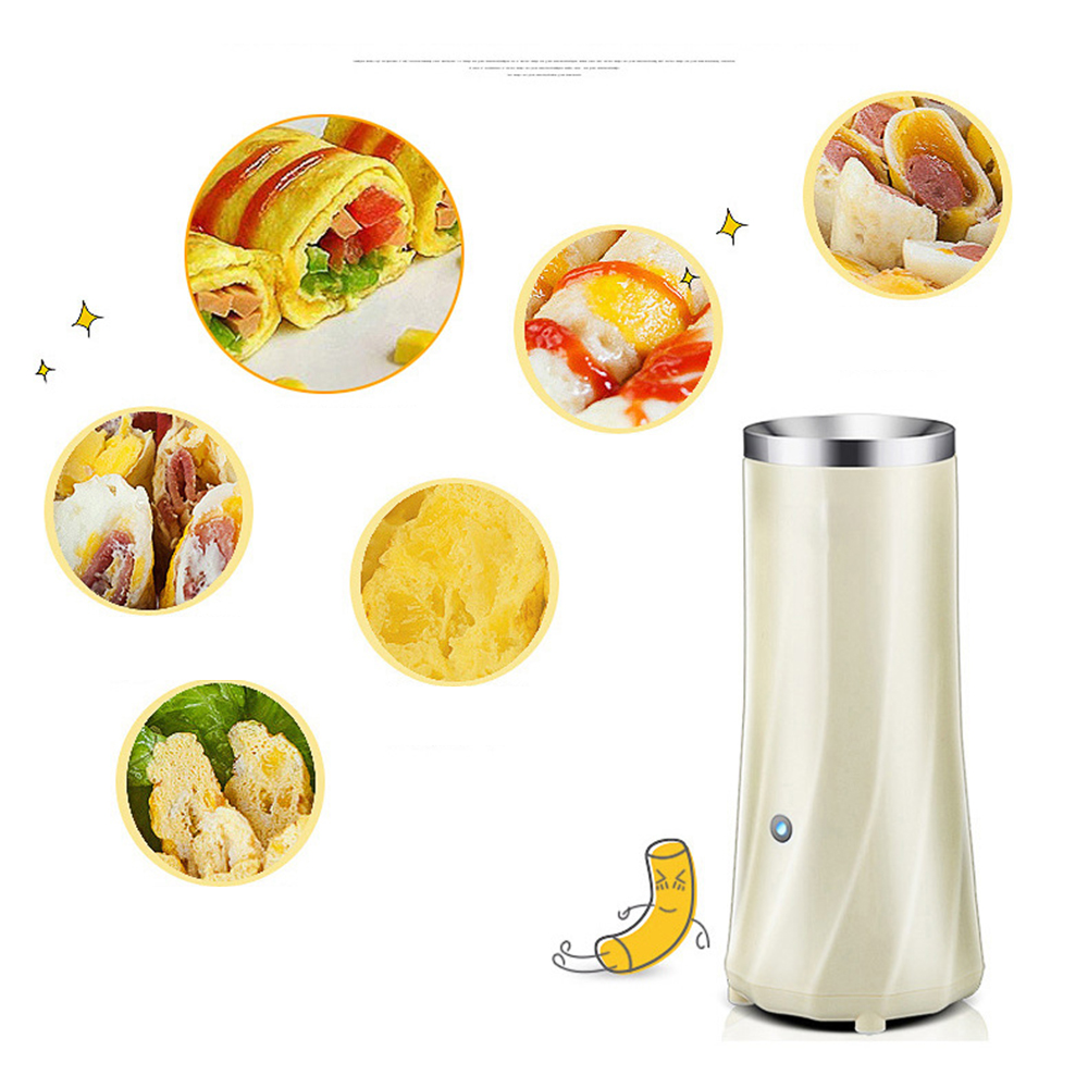 Automatic Rising Electric Egg Roll Cup Maker Breakfast Eggs Sandwich Master Boiler Sausage Rolling Machine Omelette Cooker Home