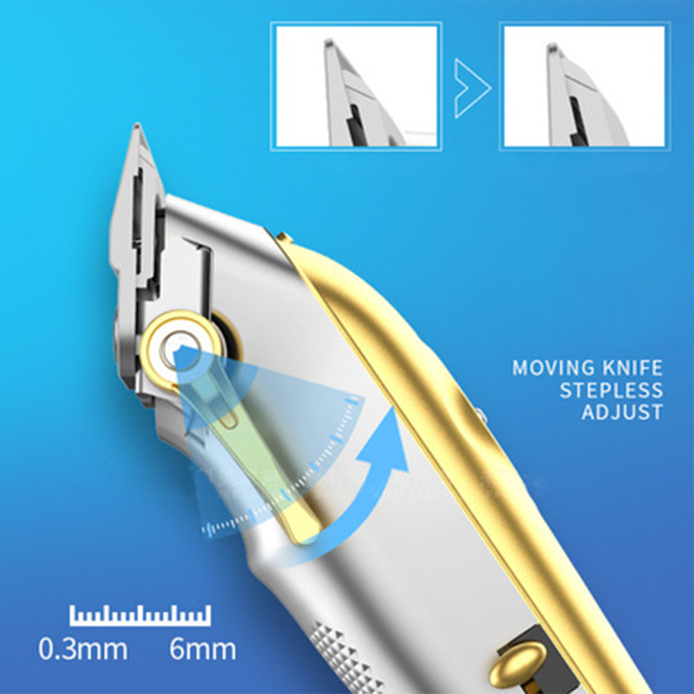 Kemei Hair Trimmer Man USB Rechargeable Hair Clipper Oil Head Carving Hair Line Clipper Haircut Lcd Display Electric Hair Cutter