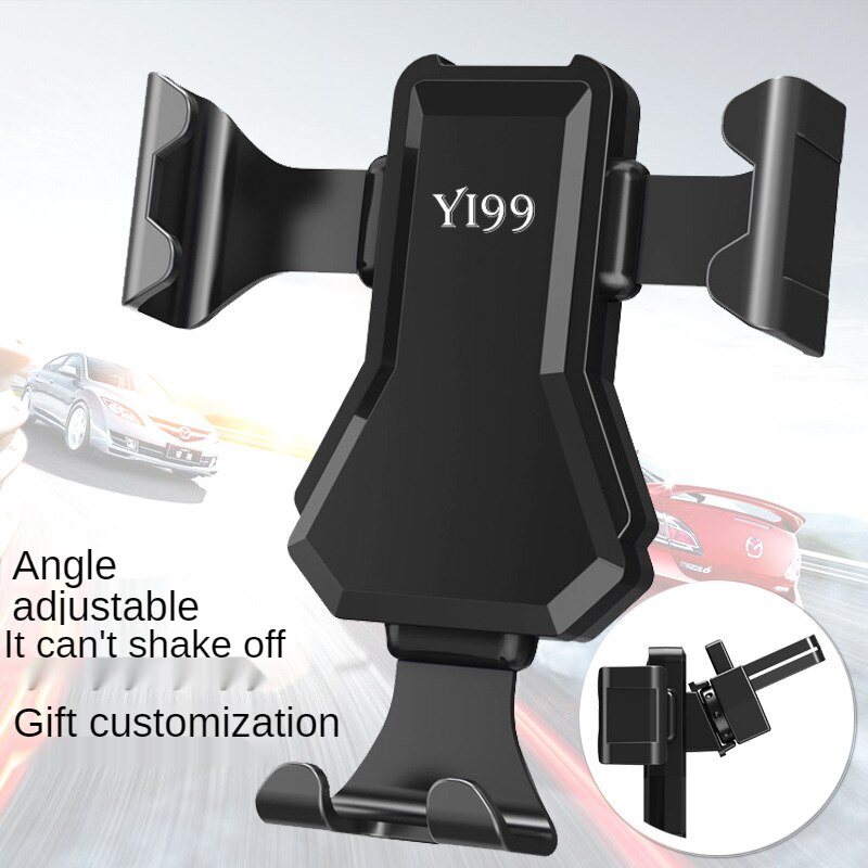 Automobile gravity sensing support frame Gravity Car Holder For Phone Air Vent Clip Mount Mobile Cell Stand Smartphone GPS Support For iPhone  Xiaomi Samsung