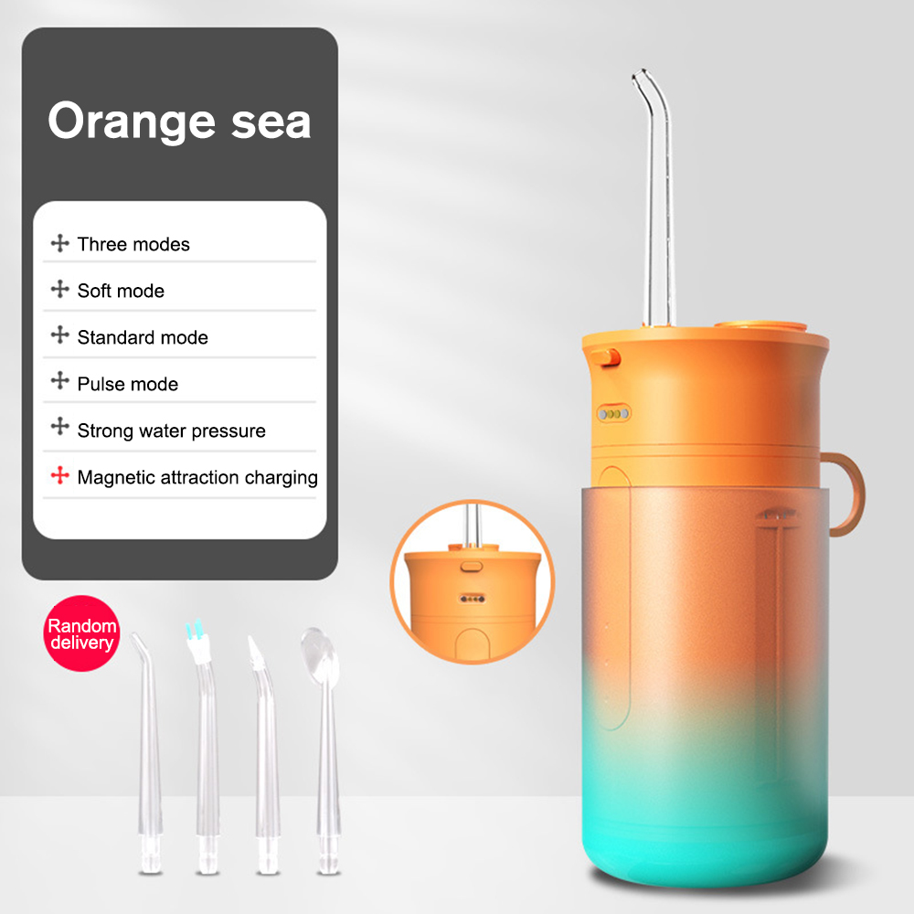 Portable Oral Dental Irrigator Teeth Water Flosser Ultrasonic Tooth Cleaner Mini Waterpulse Water Jet Floss Pick IP7 Waterproof