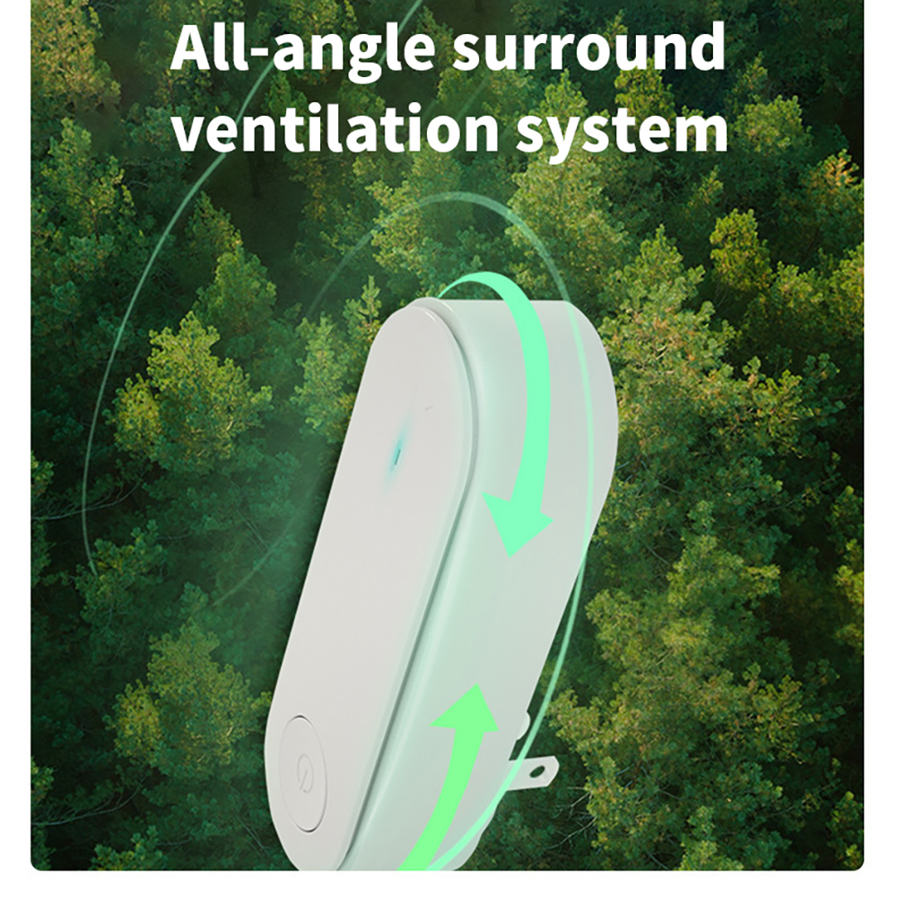 Portable Anion Air Purifier Purification Air Freshener Ionizer Low Noise Cleaner Dust Cigarette Smoke Remover Toilet Deodorant