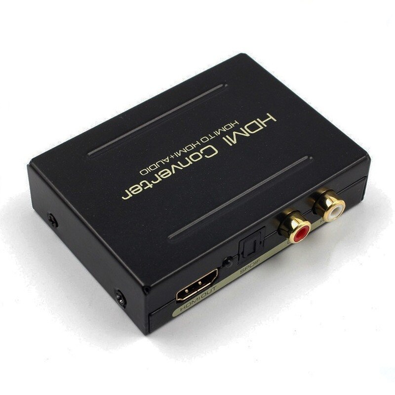 Multi-functional HD audio extractor HDMI-compatible Audio Separator HDMI-compatible To HDMI-compatible + Audio + SPDIF + R / L Audio Signal Converter