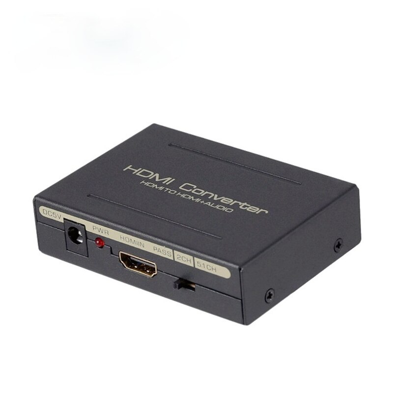 Multi-functional HD audio extractor HDMI-compatible Audio Separator HDMI-compatible To HDMI-compatible + Audio + SPDIF + R / L Audio Signal Converter