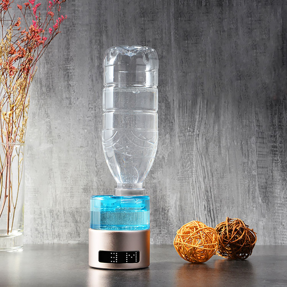 Titanium Hydrogen-Rich Water Cup Water Ionizer Maker/Generator Super Antioxidants ORP Hydrogen Water Bottle 400ML