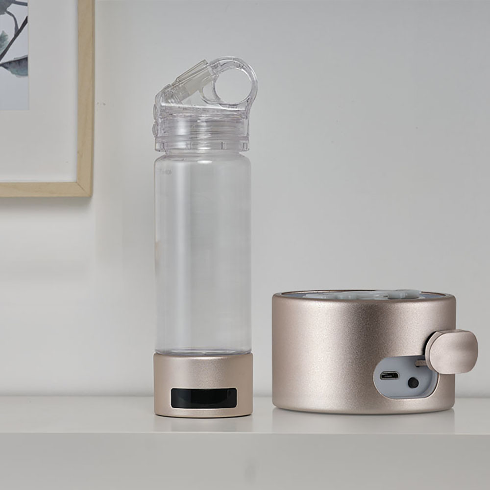 Titanium Hydrogen-Rich Water Cup Water Ionizer Maker/Generator Super Antioxidants ORP Hydrogen Water Bottle 400ML