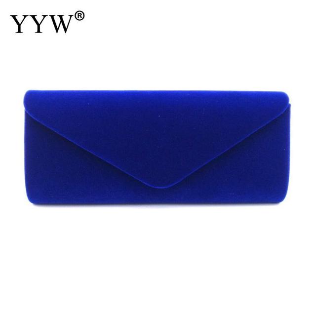 Elegant Red Suede Female Solid Women Evening Bags Envelope Clutch Bag Girl Wedding Party Handbag Velour Prom Chain Shoulder Bag