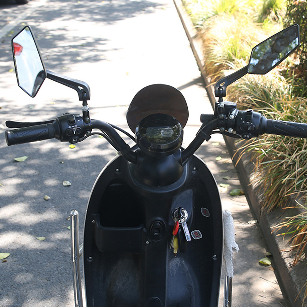 1 Pair Universal Bicycle Rearview Handlebar Mirror Adjustable Cycling Back Sight Reflector Wide Range Cycling Accessories