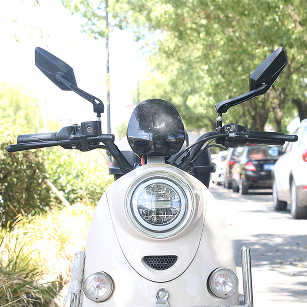 1 Pair Universal Bicycle Rearview Handlebar Mirror Adjustable Cycling Back Sight Reflector Wide Range Cycling Accessories