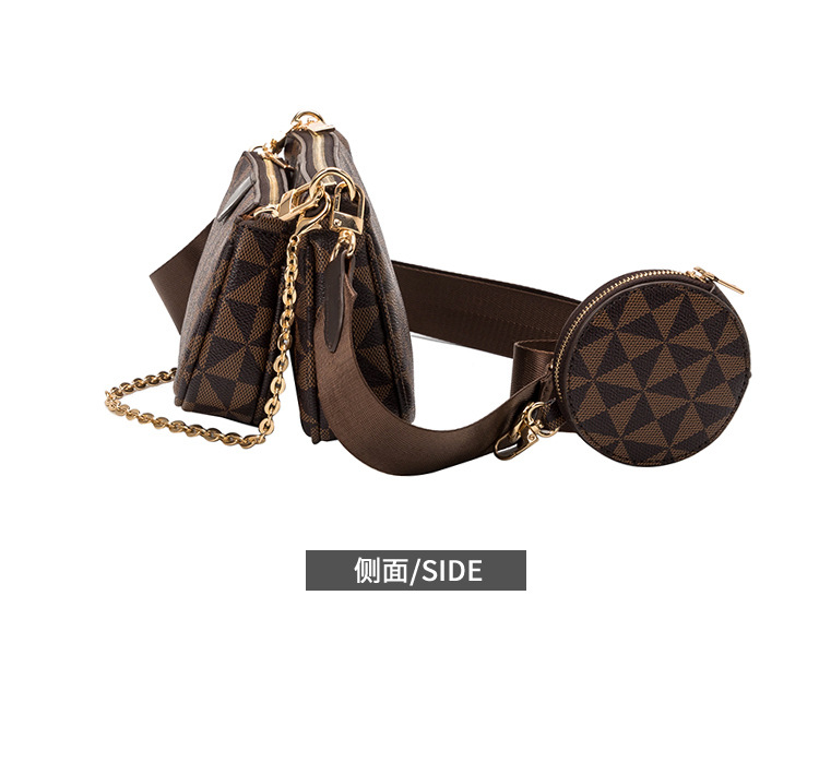 Printed Shoulder Bags For Women Multiple Accessories Leather Women's Handbags Chain Hand Bag Woman Bags Shoulder Crossbody