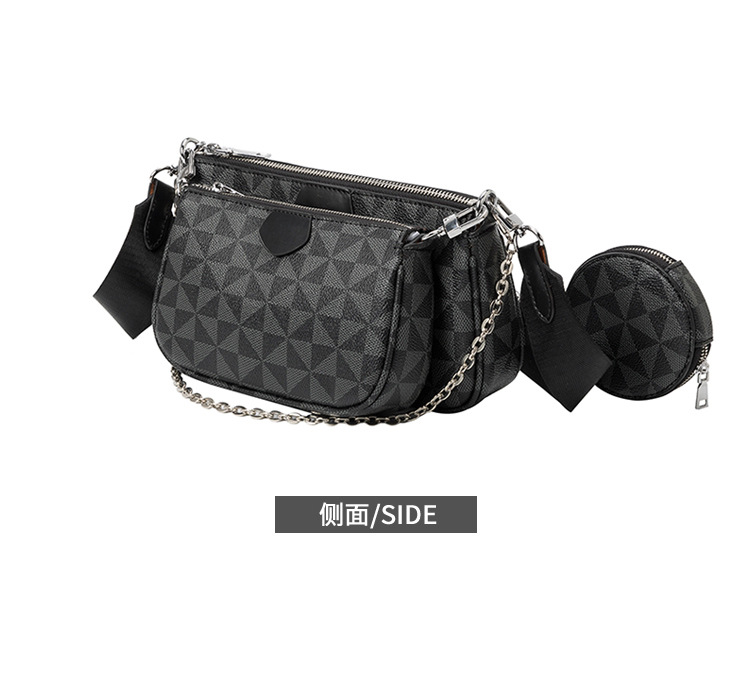 Printed Shoulder Bags For Women Multiple Accessories Leather Women's Handbags Chain Hand Bag Woman Bags Shoulder Crossbody