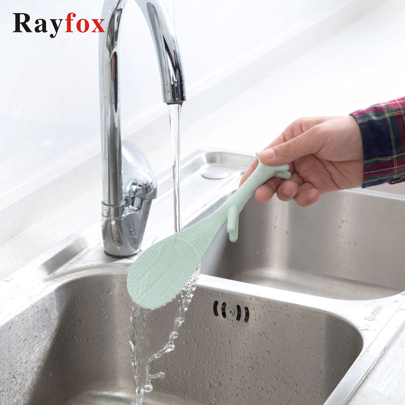 Cartoon Squirrel Cute Spoon Accessories for Kitchen Tools Non-Stick Rice Can Stand Sticky Table Goods Protection Kitchen Accessories