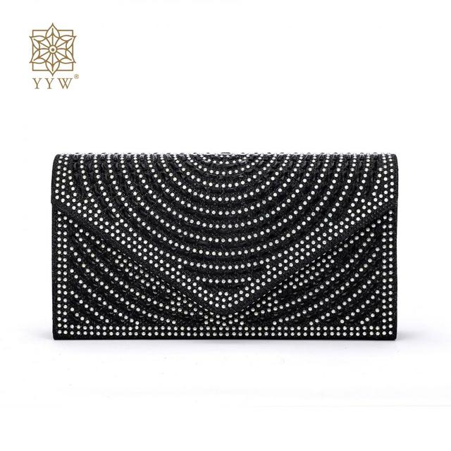 Silver Diamonds Blings Evening Clutch Bags 2022 Trending Chain Shoulder Bags Crossbody Envelope Formal Party Purse wholesales