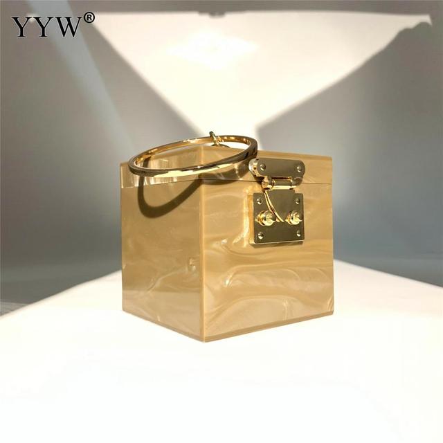 Acrylic Box Clutch Bag Clutch Luxury Handbags Women Bga Designer Pochette Femme Clutch Summer Acrylic Hand Bags 2021 New Arrival