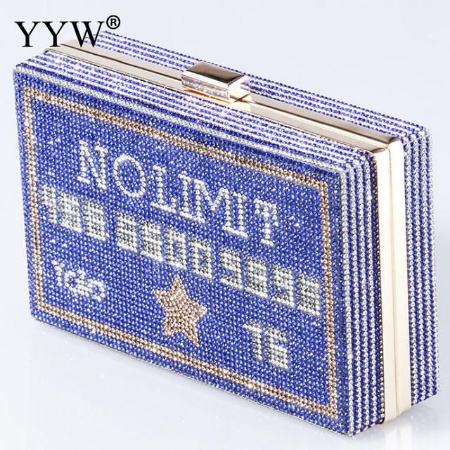 Clutch Bags Letter in Handbags Boxy Design Evening Clutch Bag Runway Trends Wedding Bag With Stone Womens Hand Bags New Arrival