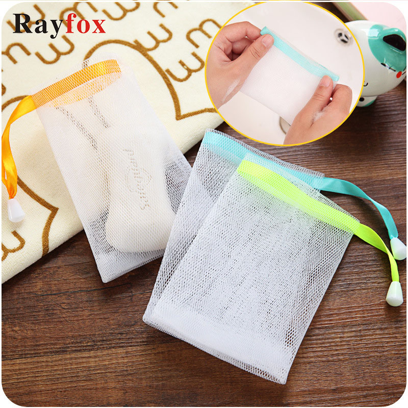 Soap Foaming Blistering Net Bathroom Tool Convenient Nylon Soap Mesh Bag Multipurpose Cooking Cleaning Helper Kitchen Accessories