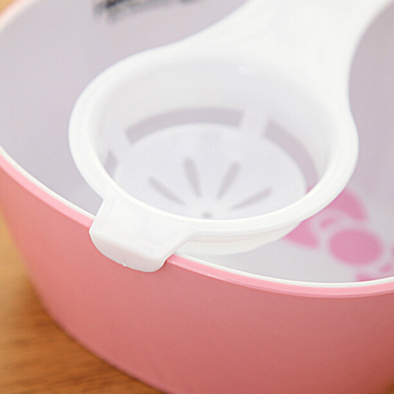 Kitchen Accessories Egg Separator Cake Cooking Tools White Filter Convenient Creative Sifting Processing Kitchen Gadgets