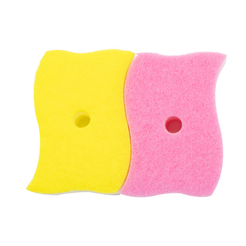 4pc/set For Kitchen Gadgets cocina Strong Decontamination Sponge Magic Wipe Dishwashing Sponge Thicken Wipe Scouring Pad