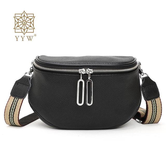 Cowhide Saddle Crossbody Bag Green Retro Casual Women Totes Shoulder Bags Female Lichee Pattern Trending Shoulder Handbags