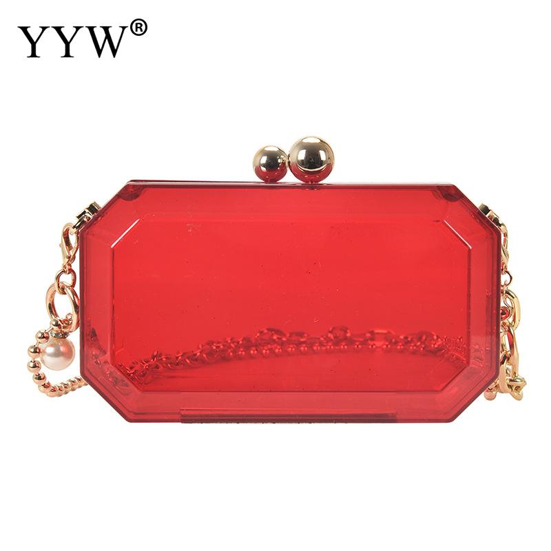 Womens Hand Bags New Arrival 2021 Trend Women Bag Clutch Luxury Handbags Femme Clutch Designer Pochette Summer Acrylic Hand Bags
