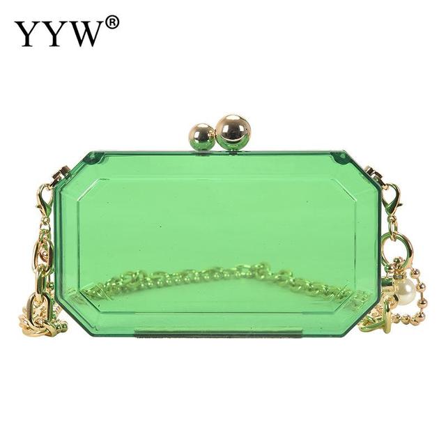 Womens Hand Bags New Arrival 2021 Trend Women Bag Clutch Luxury Handbags Femme Clutch Designer Pochette Summer Acrylic Hand Bags