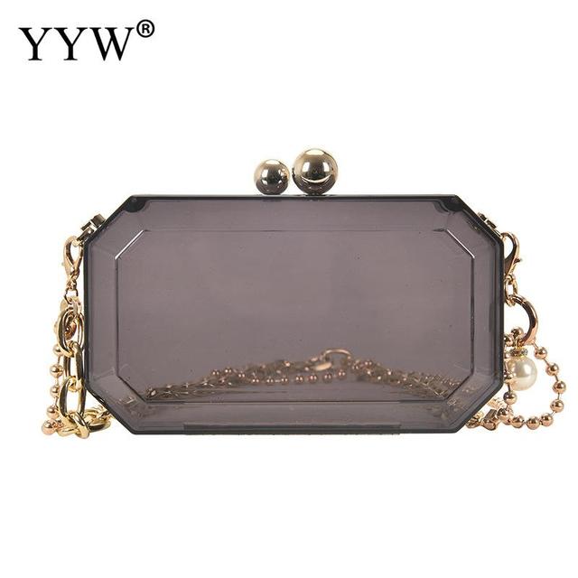Womens Hand Bags New Arrival 2021 Trend Women Bag Clutch Luxury Handbags Femme Clutch Designer Pochette Summer Acrylic Hand Bags