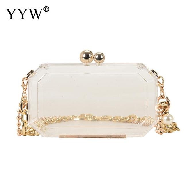 Womens Hand Bags New Arrival 2021 Trend Women Bag Clutch Luxury Handbags Femme Clutch Designer Pochette Summer Acrylic Hand Bags