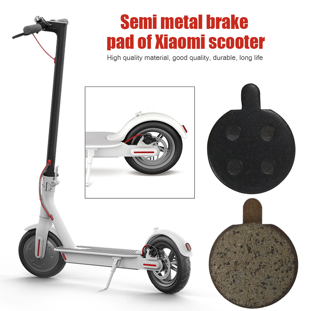 1 Pair Electric Scooter Metal Disc Brake Pads Replacement Parts Friction Plates for Xiaomi M365 Pro Scooter