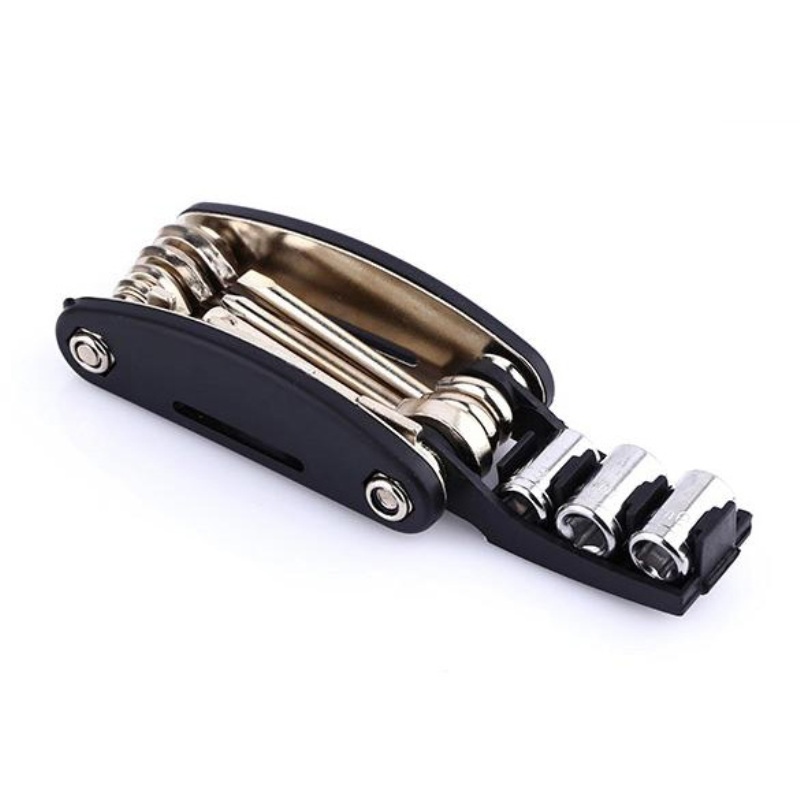 15 in 1 Multi Usage Bike Bicycle Repair Bike Tools Kit Hex Wrench Nut Tire repair Hex Allen Key Screwdriver Socket Extension Rod