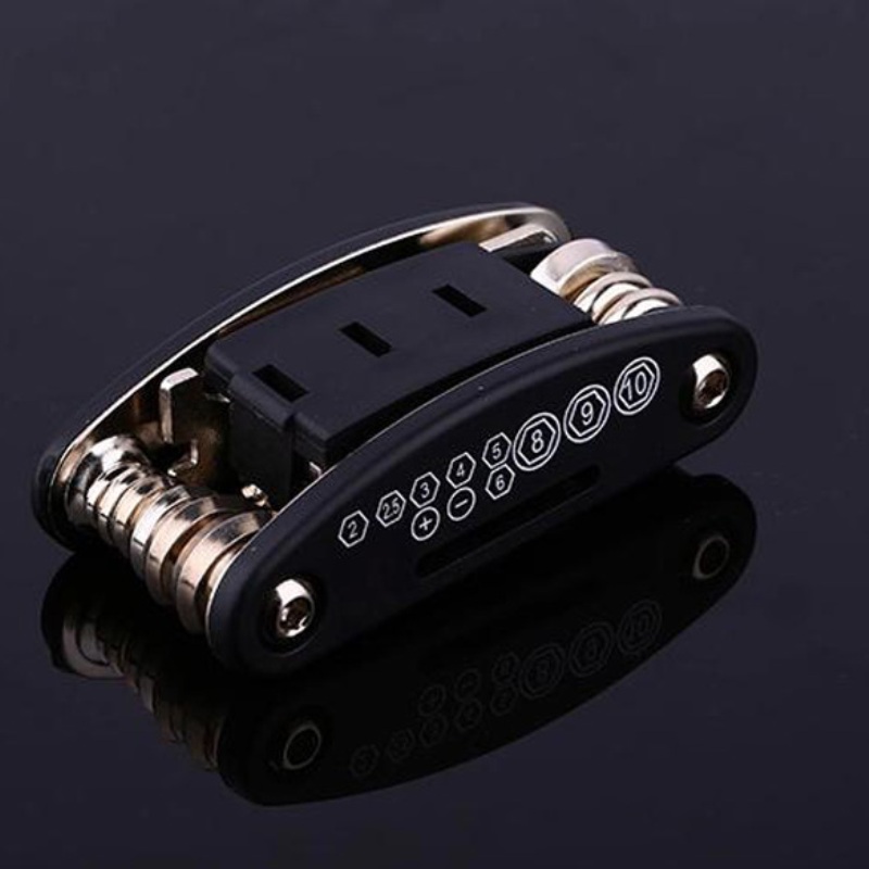15 in 1 Multi Usage Bike Bicycle Repair Bike Tools Kit Hex Wrench Nut Tire repair Hex Allen Key Screwdriver Socket Extension Rod