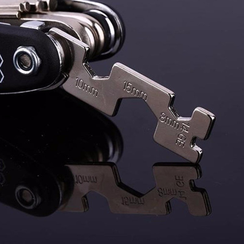 15 in 1 Multi Usage Bike Bicycle Repair Bike Tools Kit Hex Wrench Nut Tire repair Hex Allen Key Screwdriver Socket Extension Rod