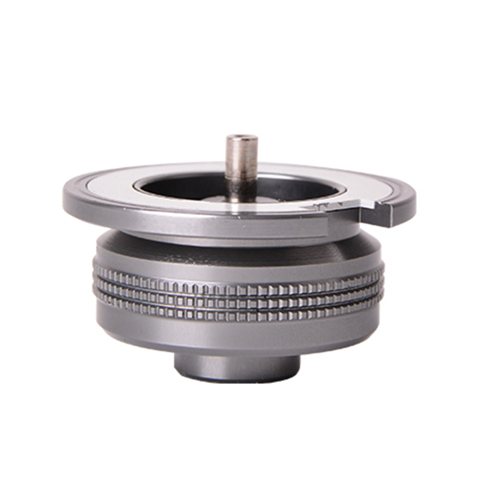 Outdoor Camping Gas Cartridge Tank Adaptor for Split Type Furnace Gas Torch Aluminum Alloy Hiking Stove Adaptor