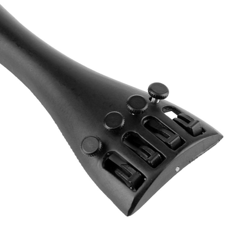 1pc Aluminum Alloy Violin Tailpiece Drawplates with Tailgut Tuning for 3/4 4/4 Violin Parts & Accessories 111x41x15mm