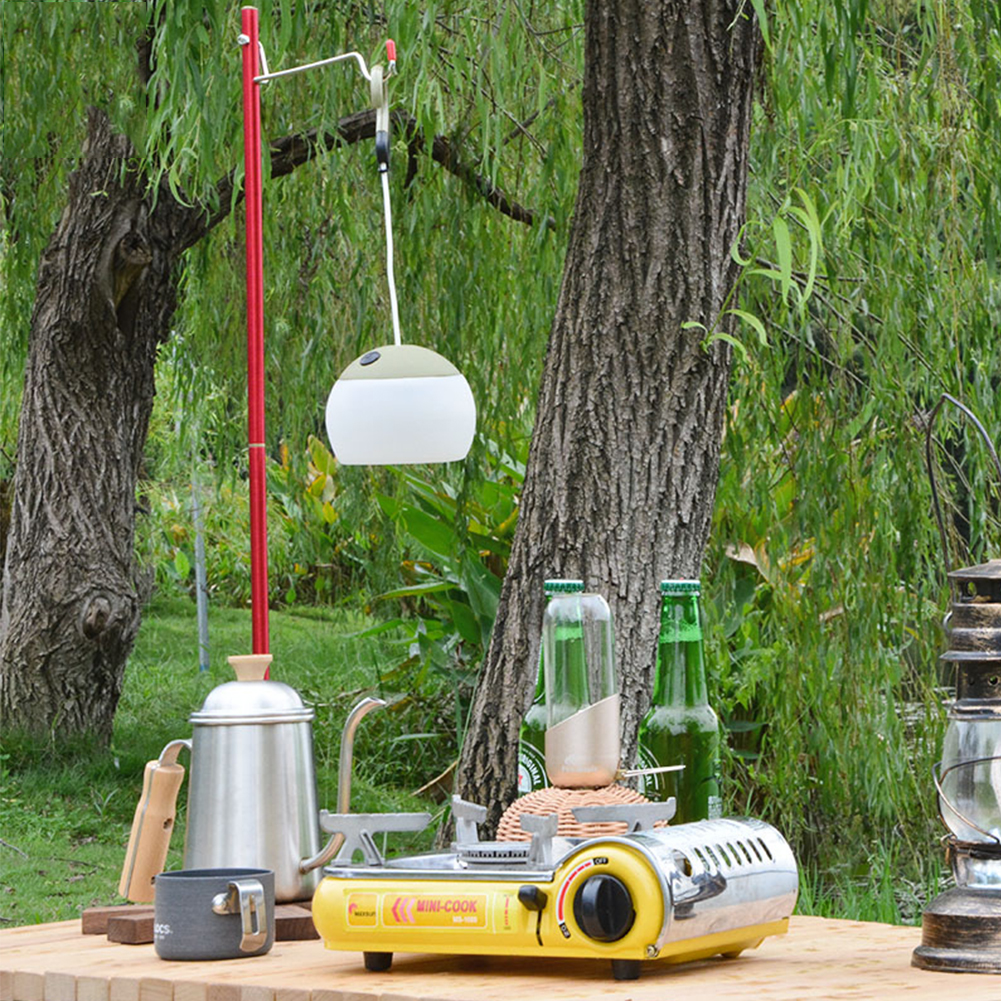 Sundick Detachable Lantern Stand Lamp Tripod Lantern hanger Camping Lamp Bracket Lamp Holder Portable Camping Accessory