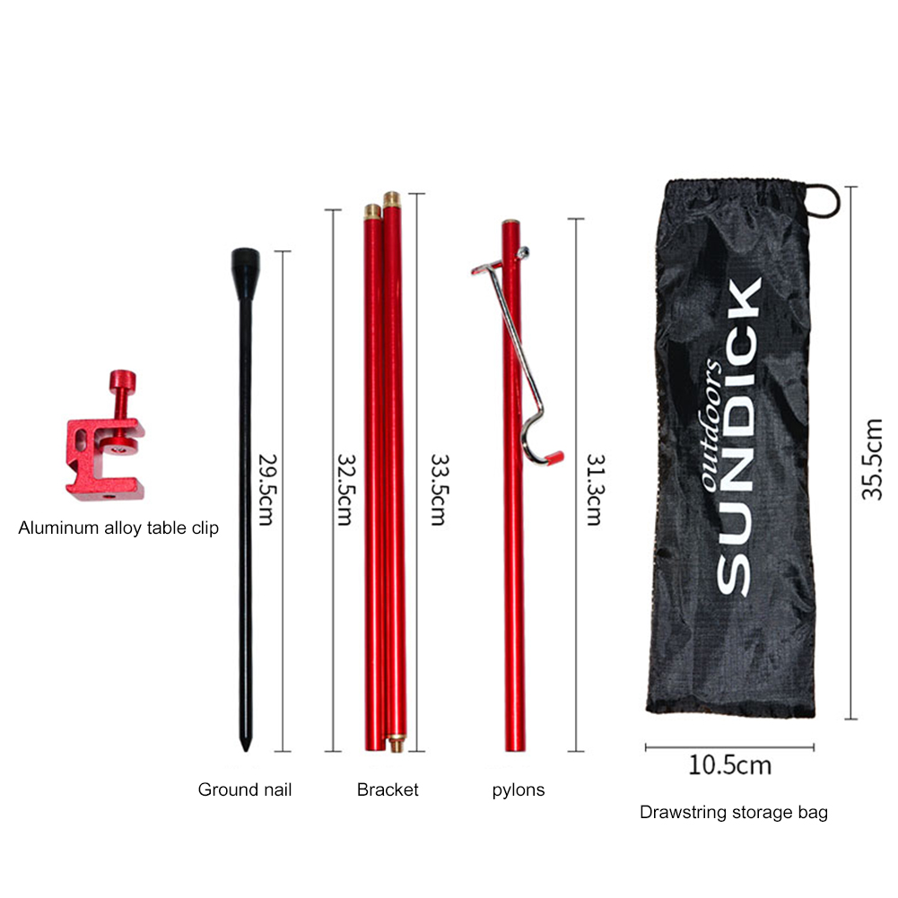 Sundick Detachable Lantern Stand Lamp Tripod Lantern hanger Camping Lamp Bracket Lamp Holder Portable Camping Accessory