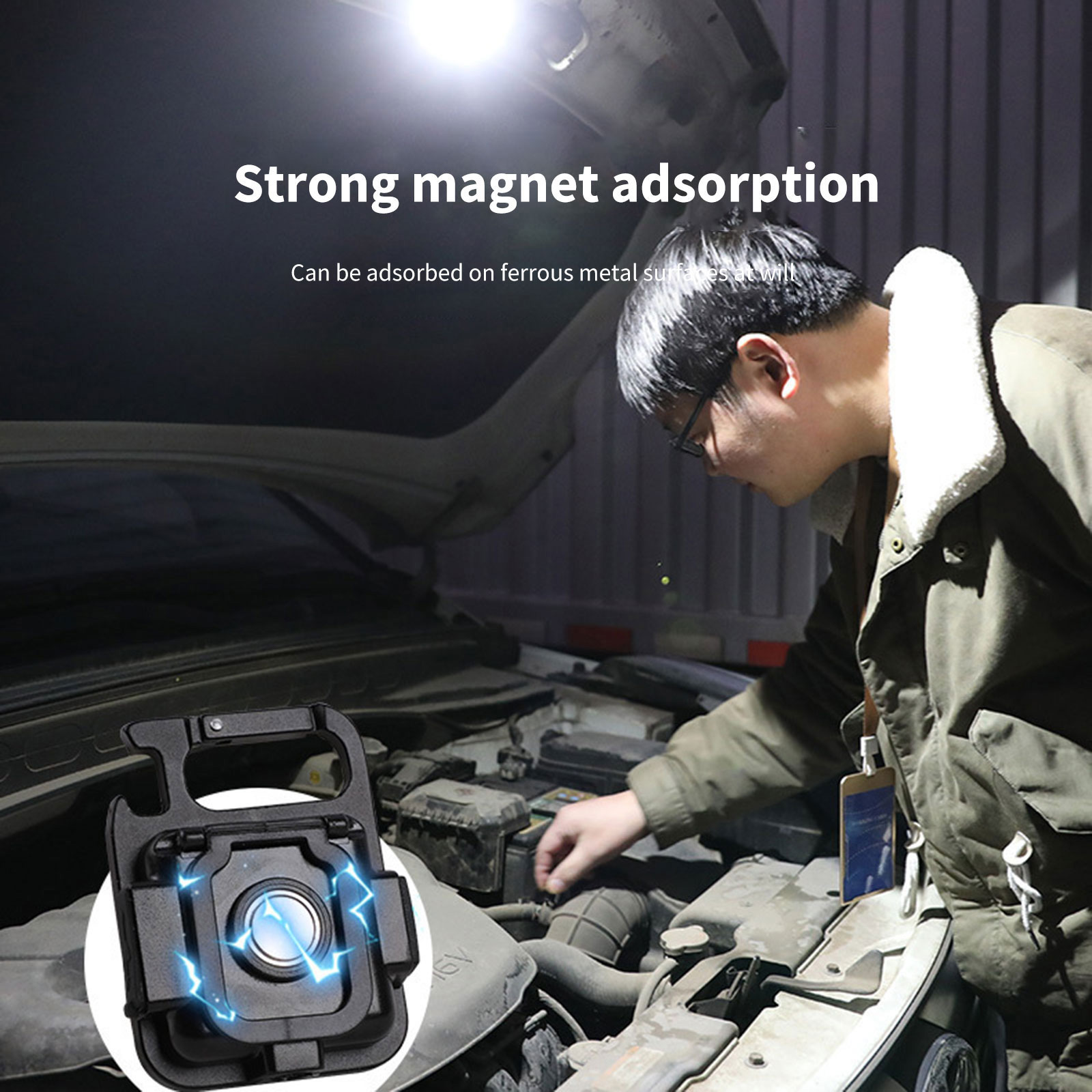 Camping Emergency Lights Type-c Charging Pocket Lantern Bottle Opener 4 Lighting Modes Flashlights for Outdoor Fishing