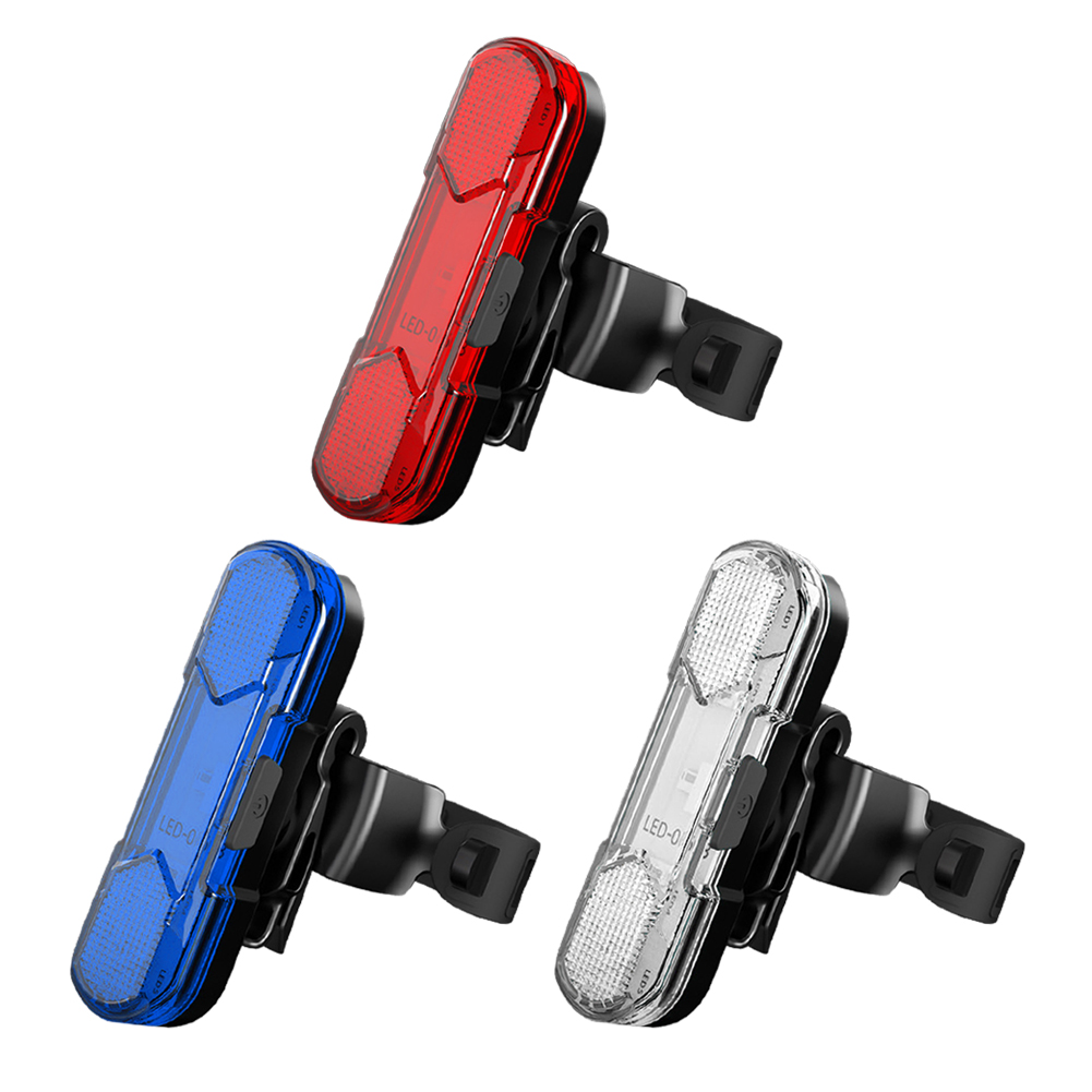 Waterproof LED Bike Light USB Rechargeable Bicycle Tail Safety Warning Light