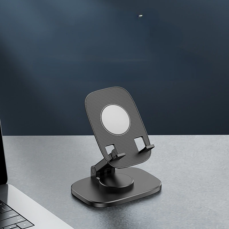 Desktop Mobile phone folding stand 360° Rotating Desk Phone Stand for IPhone Xiaomi IPad Universal Stand Adjustable Portable Phone Tablet Folding Desk Stand