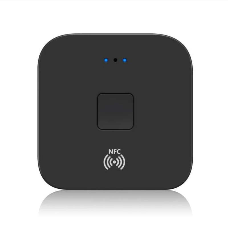 NFC Bluetooth receiver 5.0 RCA Audio Receiver APTX 3.5mm AUX Jack Music Wireless Bluetooth Adapter with NFC for Car TV Computer Speakers