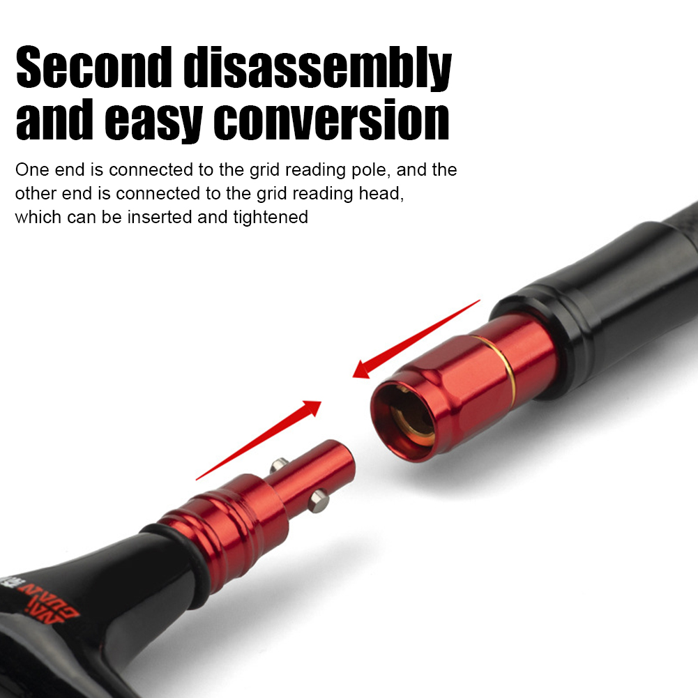 Fish Landing Dip Net Connector Anti-rotation Landing Net Head Adapter Prevent Fish Running Dip Net Rod Parts Fishing Accessories