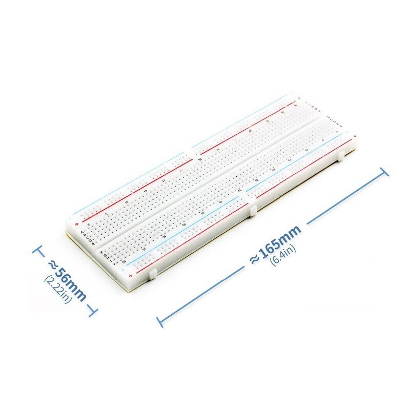 High Quality Breadboard 830 Point PCB Board MB-102 MB102 Test Develop DIY Kit Nodemcu Raspberri Pi 2 Lcd High Frequency