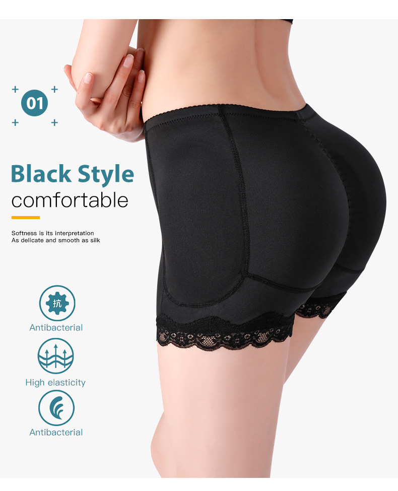 Women Butt Lifter Panty Fake Buttock Body Shaper Padded Underwear