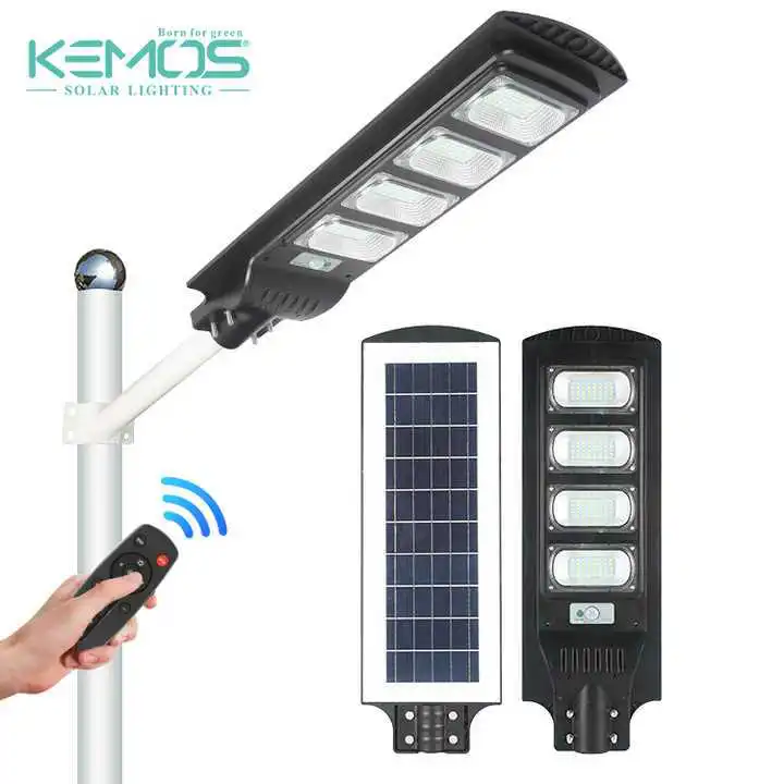 150 WATTS solar street light with motion sensor light, photocell, free pole and year warranty