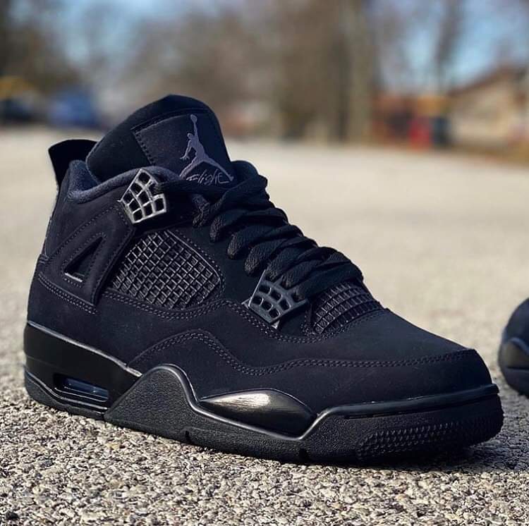 Nike Jordan  shoes j4 Retro Fear Pack color Black