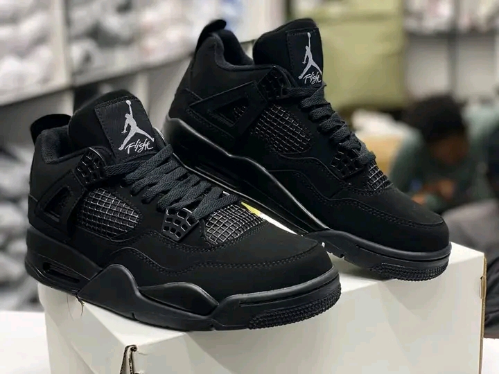 Nike Jordan  shoes j4 Retro Fear Pack color Black