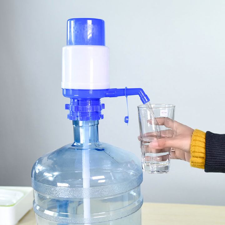 Handpress Water Dispensers Drinking Water pump for Bottle Hand Press Removable tube Manual Household as picture