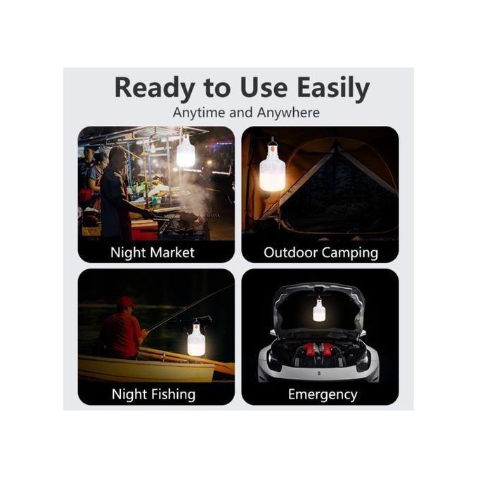 LIGHTING BULBS ; LED BULB Dp Light LED Rechargeable Bulb With USB-50W, 40W, 30W, 20W  light super bright Rechargeable Super bright Portable