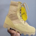 SIWAR BY Néo Artisanal High-top MILITARY Desert COMBAT Leather Men's Boots